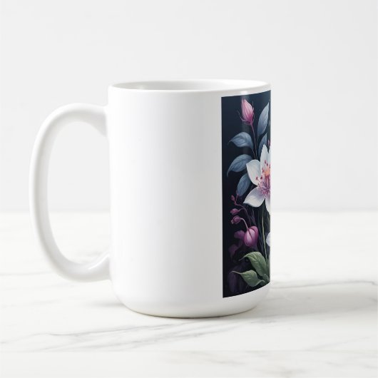 Tasse blanche de base 15 oz (Gauche)