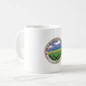 Tasse blanche de base de joint de Whitetop (Devant gauche)