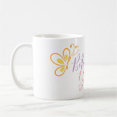 Tasse blanche de "BeKind2Yourself" (Gauche)