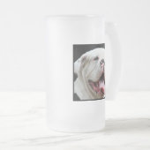 Tasse blanche de bouledogue (Devant droit)