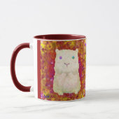 tasse blanche de cavy (ROUGE) (Gauche)