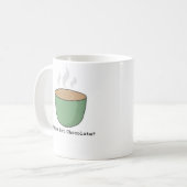 Tasse blanche de chocolat chaud (Devant gauche)