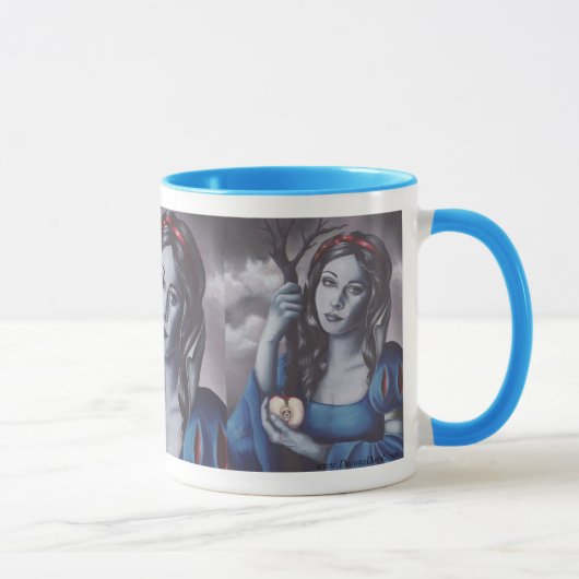 Tasse blanche de conte de fées de tasse de neige (Droite)
