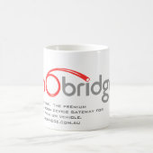 tasse blanche de logo de l'Australie de mObridge (Centre)