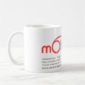 tasse blanche de logo de l'Australie de mObridge (Gauche)
