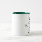 Tasse blanche de mâle (droite) (Centre)