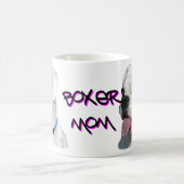 Tasse blanche de maman de boxeur (Centre)