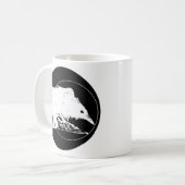 Tasse blanche de Raven (Devant gauche)