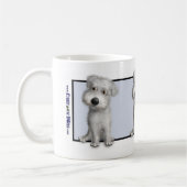 Tasse (blanche) de Schnoodle (Gauche)