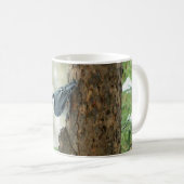 Tasse blanche de sittelle de Breasted (Devant droit)