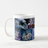 tasse blanche de tigre (Gauche)