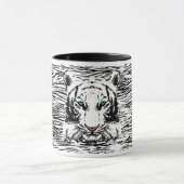 Tasse blanche de tigre (Centre)