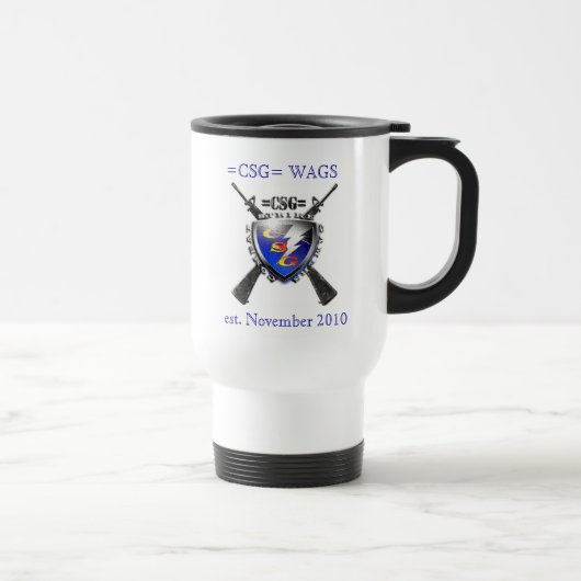 Tasse blanche de voyage (Droite)