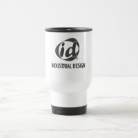 Tasse blanche de voyage du design industriel 15oz