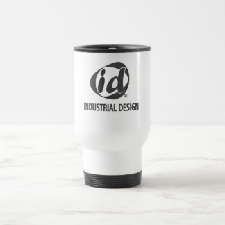 Tasse blanche de voyage du design industriel 15oz