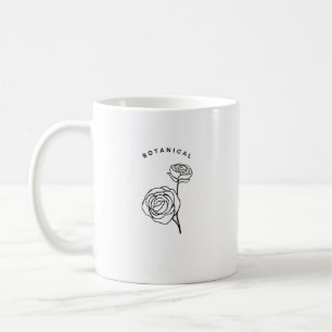 Tasse blanche design fait main Tasse à café esth
