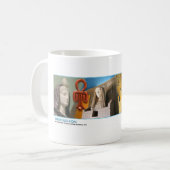 Tasse blanche d'Isiopolis (11 onces) (Devant gauche)