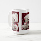 Tasse blanche d'ours de nounours (Devant gauche)