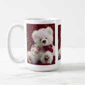 Tasse blanche d'ours de nounours (Gauche)