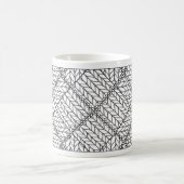 TASSE BLANCHE EN MAILLE ARGYLE BLANC (Centre)