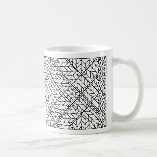 TASSE BLANCHE EN MAILLE ARGYLE BLANC (Droite)