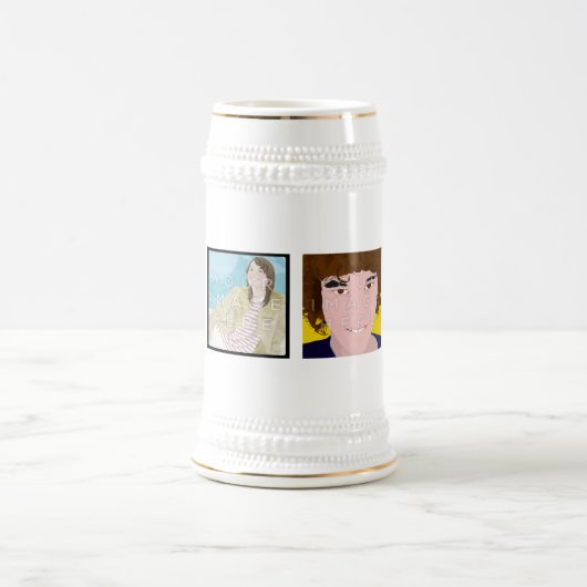 Tasse blanche faite sur commande de Stein (Centre)