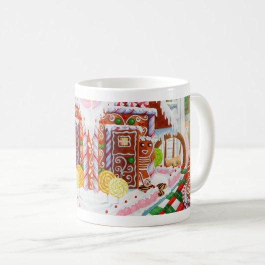TASSE BLANCHE GINGERBREAD SURPRISE (Devant droit)