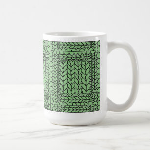 Tasse blanche haute KNIT PURL SAGE 
