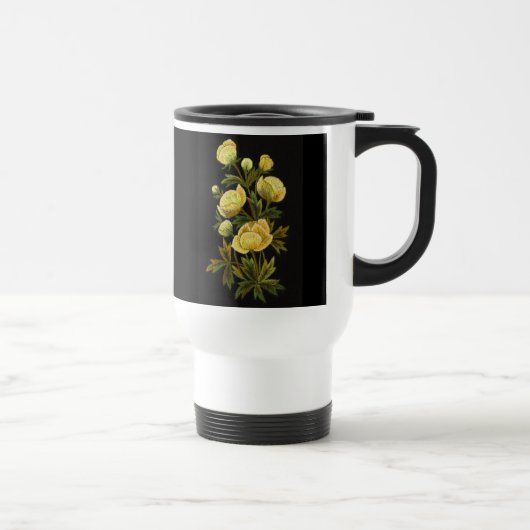 Tasse blanche intemporelle de voyage de (Droite)