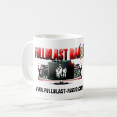 Tasse blanche par radio de Fullblast (Devant gauche)
