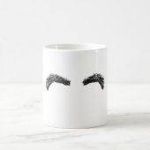 Tasse Blanche Sourcils Noirs (Centre)