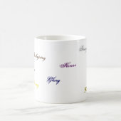Tasse blanche universelle classique de 330 ml (Centre)