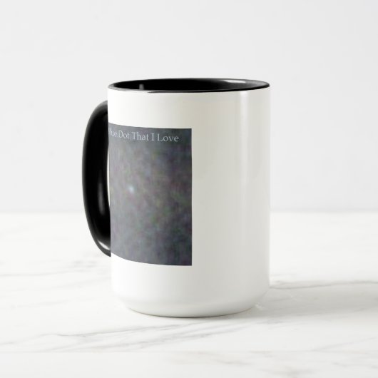 TASSE BLEU-CLAIR DE POINT (Devant gauche)