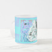 Tasse Bleu-Pourpre de chat (Devant gauche)