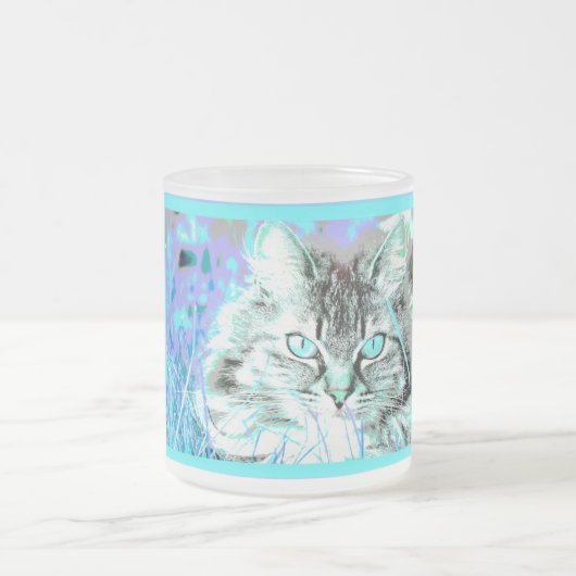 Tasse Bleu-Pourpre de chat (Centre)