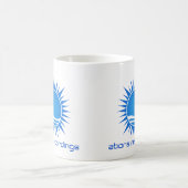 Tasse Bleu-sur-Blanche d'enregistrements d'Abora (Centre)