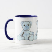 Tasse bleue 2 de nounours (Gauche)