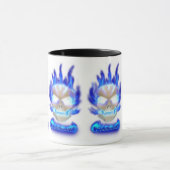 Tasse bleue de crâne (Centre)