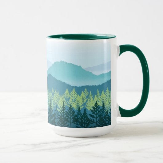 Tasse bleue de crèche de Ridge (Droite)