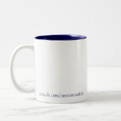 Tasse bleue de dauphin (Gauche)