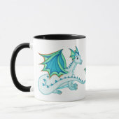Tasse bleue de dragon de glace (Gauche)