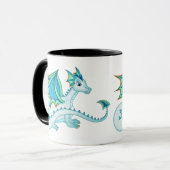 Tasse bleue de dragon de glace (Devant gauche)