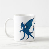 Tasse bleue de dragon par des créations de dragon (Gauche)