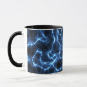 Tasse bleue de foudre (Gauche)