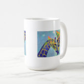 tasse bleue de girafes (Devant droit)