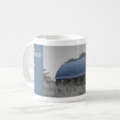 Tasse bleue de grange (Devant gauche)