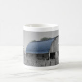 Tasse bleue de grange (Centre)