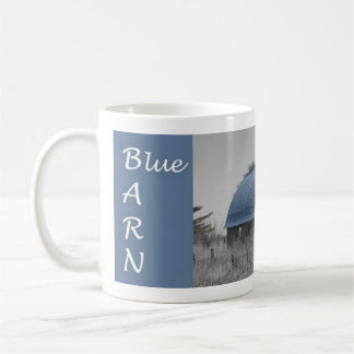 Tasse bleue de grange