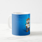 Tasse bleue de Henry de talent de Pandanda (Devant gauche)