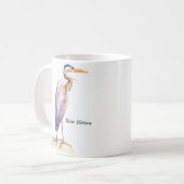 Tasse bleue de héron (Devant gauche)